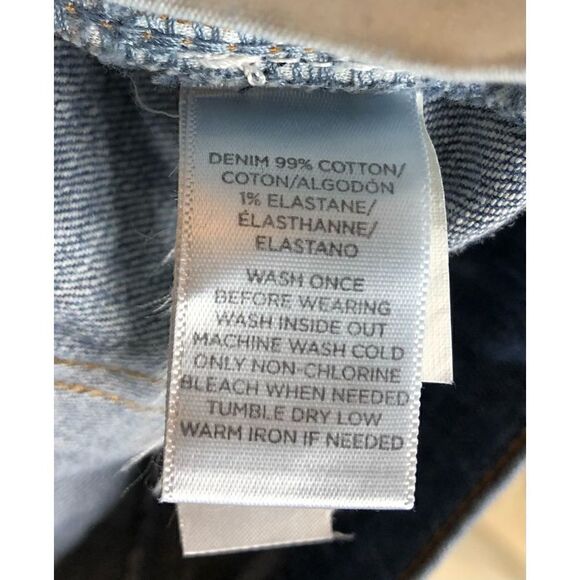 Loft Straight Crop 4 / 27 patch jeans - Picture 5 of 6